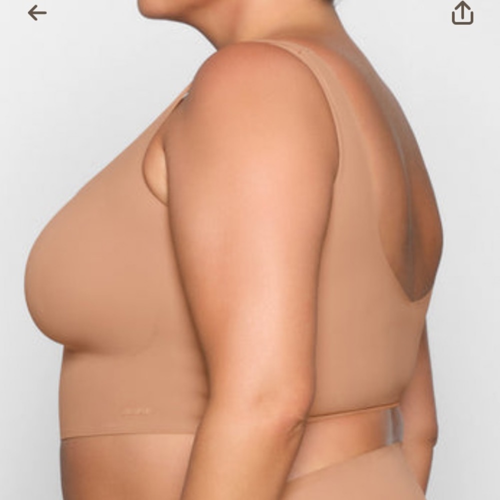 SKIMS NAKED PLUNGE
LONGLINE BRALETTE - Picture 3 of 9